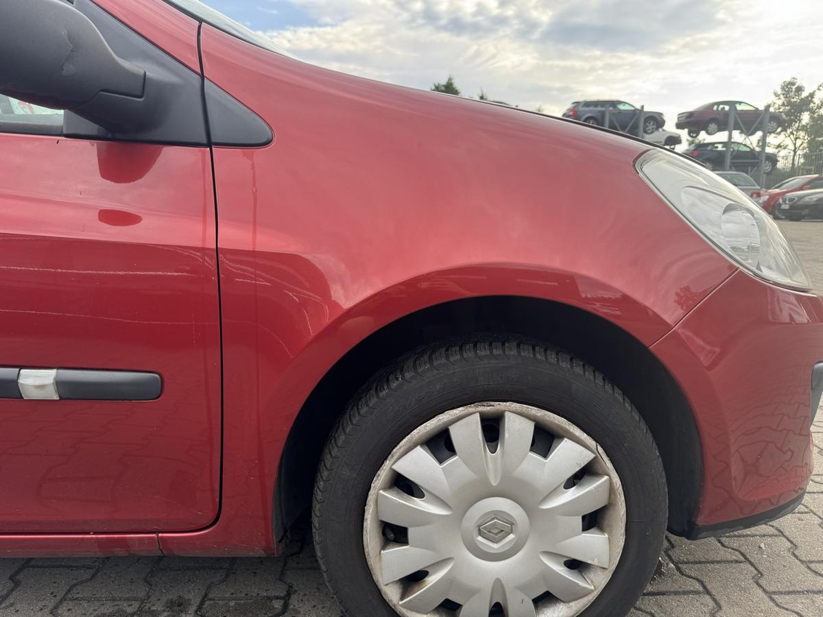 Renault Clio 3 original Kotfl&uuml;gel vorn rechts TEB76 red of fire Index 185 Bj.2005